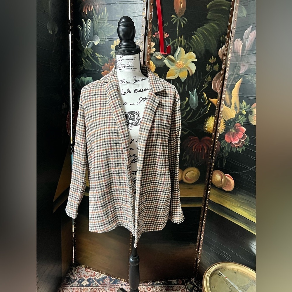 Sadie & Sage Plaid Blazer